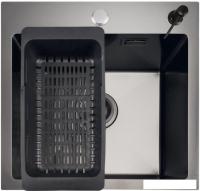 Кухонная мойка Stellar E4444NB (нано черный)