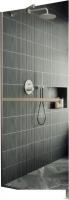 Душевая стенка MaybahGlass 195x119 MGD-714-5у (прозрачное стекло/хром матовый)