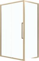 Душевой уголок Grossman Cosmo 120x80x195 120.K33.02.1280.32.00 (золото сатин/прозрачное стекло)