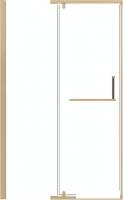 Душевая дверь Grossman Pragma 110x195 100.K33.03.110.32.00 (золото сатин/стекло прозрачное)