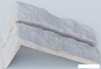 Декоративный кирпич Stone Mill Кирпич старый угловой (белый)