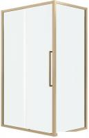 Душевой уголок Grossman Cosmo 130x80x195 120.K33.02.1380.32.00 (золото сатин/прозрачное стекло)
