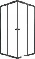 Душевой уголок Triton Вента-Блэк 80x80 (черный, без поддона)