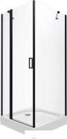 Душевой уголок Triton Йота-Блэк 90x90 (черный, с поддоном)