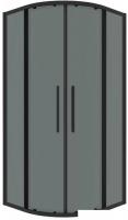 Душевой уголок Grossman Cosmo 90x90x195 301.K33.02.9090.21.10 (черный матовый/тонированное стекло)
