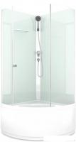 Душевая кабина Domani-Spa Simple 99 High Eco DS01EcSm99HWCl00-V1.2 (белый/прозрачное стекло)