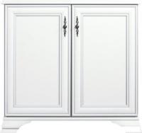 Тумба Black Red White Kentaki S320-KOM2D (белый/белый)