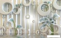 Фотообои Vimala 3D Каллы 270x400