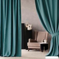 Комплект штор Pasionaria Вандер 300x250 с подхватами (бирюзовый)