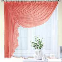 Тюль Nivasan Ромео 280x170 левая RM (темно-терракотовый)