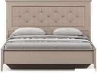 Кровать Black Red White Classic LOZ160x200 с подъемным механизмом и мягким элементом (глиняный серый