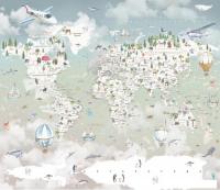 Фотообои Citydecor Детская Карта мира 351 300x260