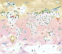 Фотообои Citydecor Детская Карта мира 355 300x260