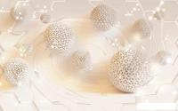 Фотообои Vimala 3D Шары сеткой 270x400