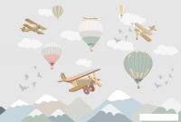 Фотообои Vimala Детские самолеты 270x400