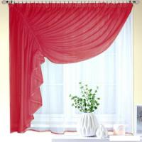 Тюль Nivasan Ромео 280x170 левая RM (бордовый)