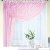 Тюль Nivasan Ромео 280x170 левая RM (розовый)