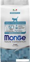 Сухой корм для кошек Monge Kitten Monoprotein Trout 1.5 кг