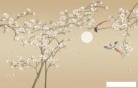 Фотообои Vimala 3D Сакура 270x400