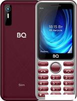 Кнопочный телефон BQ BQ-2833 Slim (бордовый)
