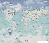 Фотообои Citydecor Детская Карта мира 357 300x260