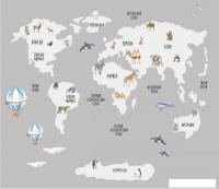 Фотообои Citydecor Детская Карта мира 385 300x260