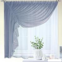 Тюль Nivasan Ромео 280x170 левая RM (серый)
