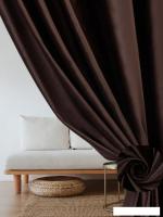 Комплект штор Soft Lines Бархат 9102G-E11 (270x270, шоколад)