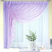 Тюль Nivasan Ромео 280x170 левая RM (сиреневый)