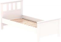 Кровать Mio Tesoro Сага 90x200 2.08.04.050.1 (белый)