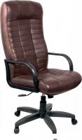 Офисное кресло Деловая обстановка Атлант Стандарт кожа люкс (коричневый)