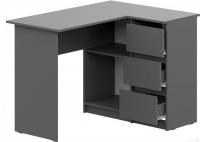 Стол Mio Tesoro Денвер угловой (графит серый)