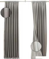 Комплект штор Модный текстиль 112MT6670M28 (250x250, 2шт, светлый асфальт)