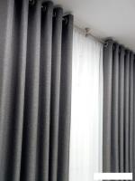 Штора Модный текстиль 06L1 112MT391019 (230x150, темно-серый)