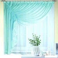 Тюль Nivasan Ромео 280x170 левая RM (бирюза)