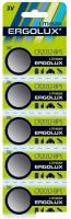 Батарейка Ergolux CR2032 BL-5 5 шт