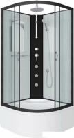 Душевая кабина Niagara Classic NG-6709-14BKTG 100x100x200 (прозрачное стекло/черный)