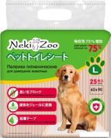 Одноразовая пеленка NekiZoo Пеленки для домашних животных Yo-yo L 60х90 см 25 шт