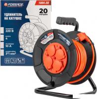 Удлинитель на катушке FORSAGE F-1004-20 (20 м)