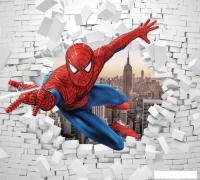 Фотообои ФабрикаФресок Человек Паук из Стены 1003270 (300x270)