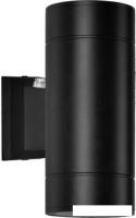 Уличный настенный светильник In Home НБУ Цилиндр-PC-2xGX53-BL