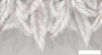Фотообои ФабрикаФресок Пальмовые листья Бетон 135270 (500x270)