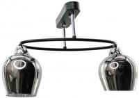 Люстра средней высоты Aitin Pro НПБ 02-2x60-101 8064/2 (черный/хром)