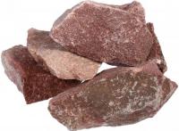 Камни для бани Банные штучки Малиновый кварцит колотый средний 03715 (20кг)