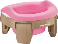 Дорожный горшок Roxy Kids HandyPotty 3 в 1 HP-255BP (бежевый/розовый)