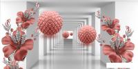Фотообои Citydecor Цветочная абстракция 12 300x150