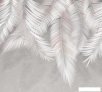 Фотообои ФабрикаФресок Пальмовые листья Бетон 133270 (300x270)