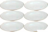 Набор тарелок Lenardi Белая Роза 109-163 (6шт)