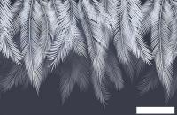 Фотообои Citydecor Пальмовые листья 400х260 голубой-синий