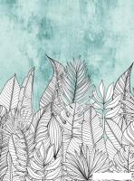 Фотообои Vimala Векторные цветы на стене 270x200